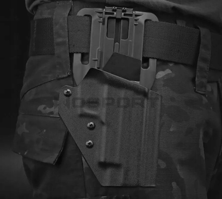 SHADE GEAR QUICK — Płetwa regulowana do kabury (pistolet) — BLACK