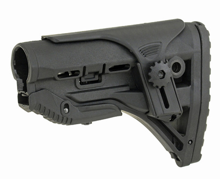 SHADE GRIP – Kolba regulowana z baką M4 / M16 / AR15 – BLACK