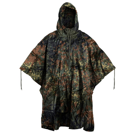 Ponczo MIL-TEC US RIP-STOP - FLECKTARN