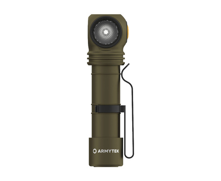 Armytek latarka Wizard C2 Pro Olive / Biały / 2500 lm / TIR 70°:120° / +nylonowy pokrowiec / Magnet USB