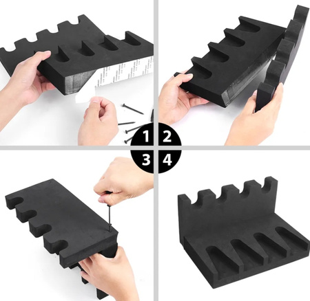 SHADE TOOL Stojak na 4 pistolety piankowa wkładka do sejfu szafy pancernej