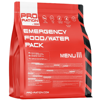 Racja żywnościowa Pro Ration Emergency Food/Water pack - Menu III