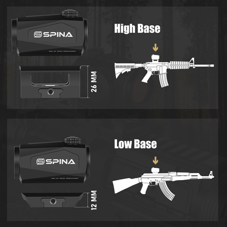 SPINA kolimator AWL-20 Red Dot Sight Celownik