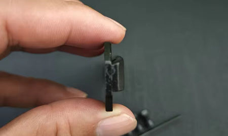 Boczna szyna montażowa 130mm jaskółczy ogon do karabinków AK - Black