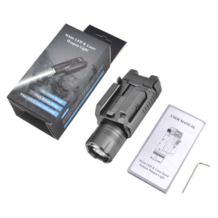 SHADE RECON GUN Latarka taktyczna 1000 lm zielony laser – montaż Picatinny