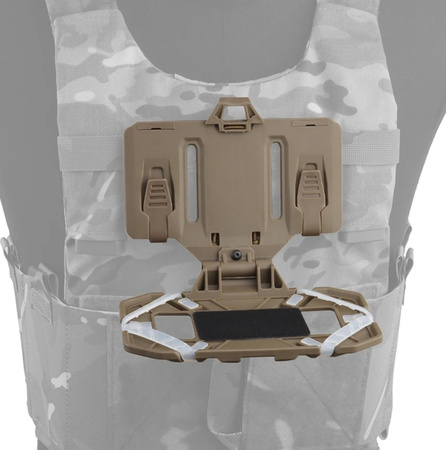 Uchwyt telefon taktyczny MOLLE – COYOTE, regulowany montaż
