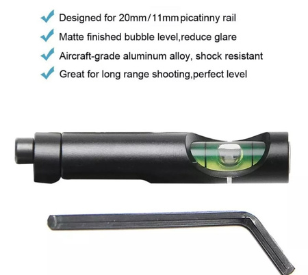 SHADE GRIP Poziomica karabinowa – montaż na szynę Picatinny