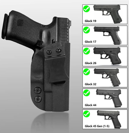 Kabura taktyczna IWB GLOCK uniwersalna