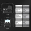 SPINA kolimator BAT-24 Red Dot Sight Celownik