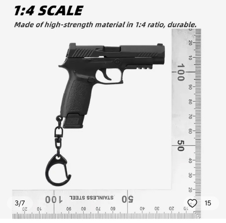 Breloczek do kluczy (real) SIG SAUER P320 COYOTE