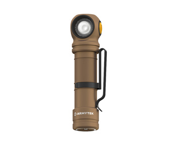 Armytek latarka Wizard C2 Pro Max Sand / Biały / 4000 lm / TIR 110°:150° / +nylonowy pokrowiec / Magnet USB