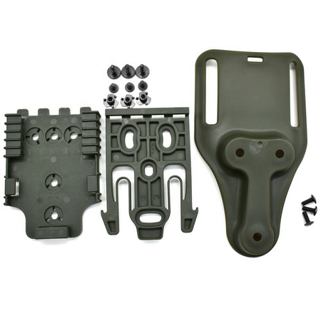 SHADE GEAR QUICK System QLS + Płetwa Short GREEN – szybki montaż