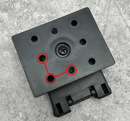 SHADE GEAR Mocowanie 360° TEK LOK v4 – klamra obrotowa do kabur