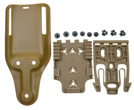 SHADE GEAR QUICK System QLS + Płetwa Long COYOTE – obniżony montaż