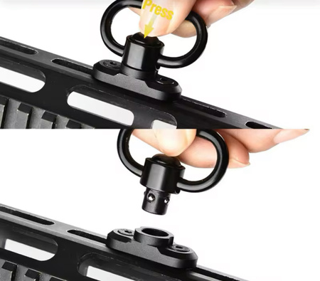 SHADE MOUNT Uchwyt montażowy do pasa nośnego AR-15 – z QD (sling plate QD)