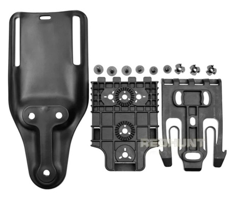 SHADE GEAR QUICK System QLS + Płetwa Long BLACK – obniżony montaż