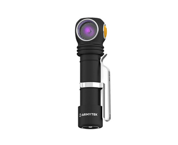 Armytek latarka Wizard C2 WUV / Biały & Ultraviolet / 1100 lm & 1595 mW (400 nm) / TIR 70°:120°