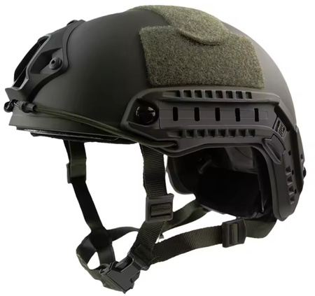 Taktyczny kask hełm ochronny Airsoft ABS ochronny do strzelania CS GREEN