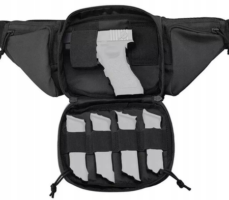 SHADE GEAR Nerka taktyczna z kaburą na pistolet BLACK – EDC i skryte przenoszenie