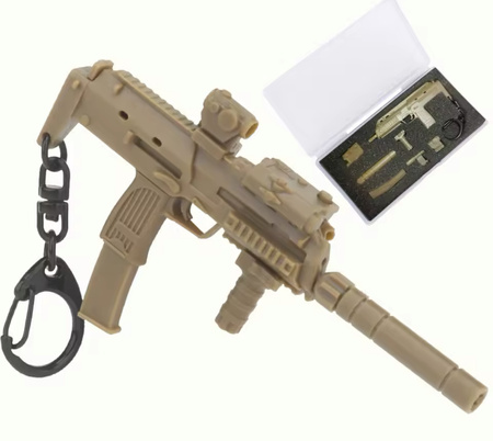 Breloczek do kluczy (real) MP7 A2 COYOTE