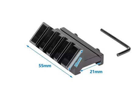 SHADE MOUNT Montaż szyna picatinny RIS 45 stopni skośna imbus