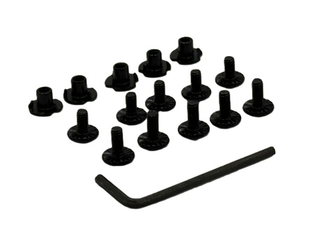 SHADE MOUNT Zestaw śrub do kabur i montaży – 5 kompletów śruba, śruby