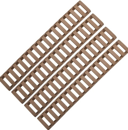 SHADE GRIP Osłona szyny Picatinny AR 4 szt. COYOTE