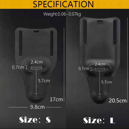 SHADE GEAR QUICK System QLS + Płetwa Short GREEN – szybki montaż