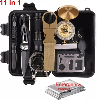 EDC Zestaw taktyczny survival outdoor 11el.