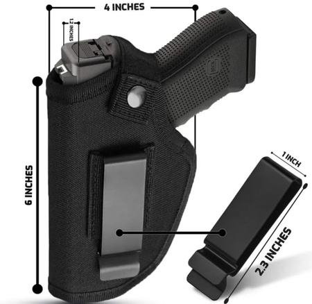 SHADE GEAR – Kabura uniwersalna na pistolet + magazynek, CZARNA