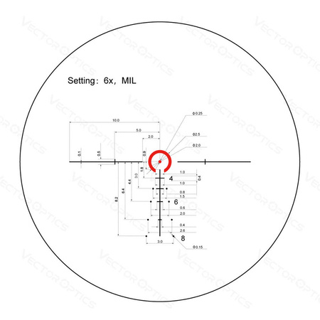 Vector Optics - Luneta biegowa Taurus 1-6x24 SFP - LPVO