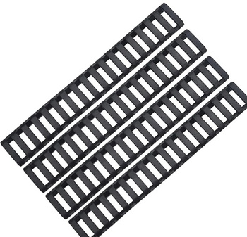 SHADE GRIP Osłona szyny Picatinny AR 4 szt. BLACK