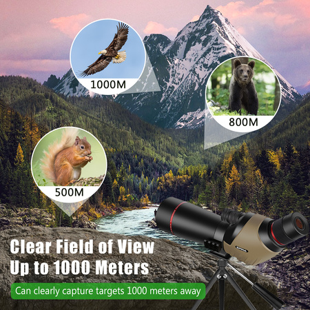 SPINA Luneta Monookular 20–60x70AE – zoom, statyw, wodoodporna