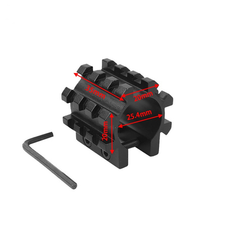 SHADE MOUNT – Montaż 4× Picatinny 25,4 mm do strzelby