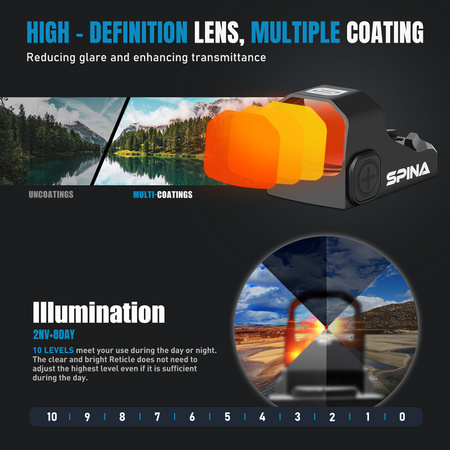 SPINA kolimator LH-30 Red Dot Sight Celownik