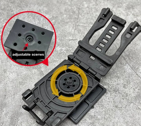 SHADE GEAR Mocowanie 360° TEK LOK v4 – klamra obrotowa do kabur