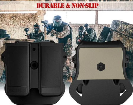 SHADE GEAR – Ładownica podwójna do magazynków 9mm .45, regulowana 