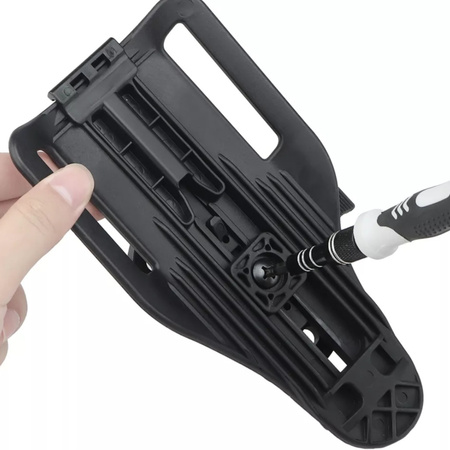 SHADE GEAR QUICK — Płetwa regulowana do kabury (pistolet) — BLACK