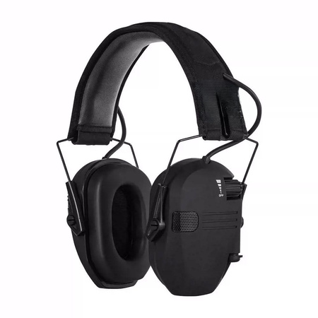 SHADE GEAR – Ochronniki słuchu aktywne BLACK (tactical slim)