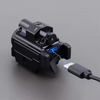 SHADE RECON GUN mini latarka 800 Lm GREEN LASER USB C – pistolet