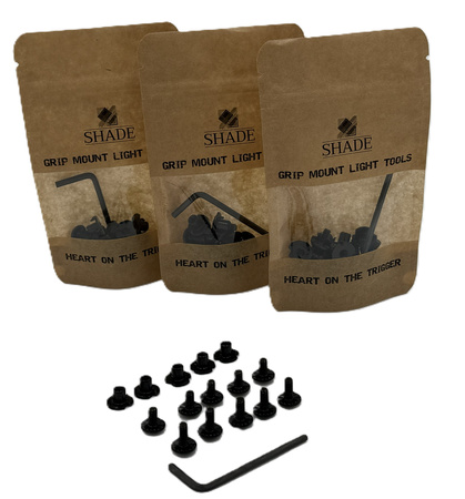 SHADE MOUNT Zestaw śrub do kabur i montaży – 5 kompletów śruba, śruby