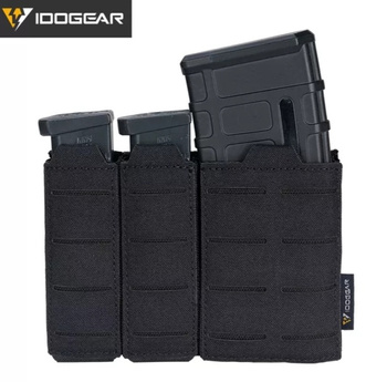 IDOGEAR Ładownica 2+1 karabin pistolet rifle gun MOLLE BLACK