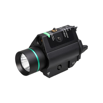 SHADE TACTICAL LASER kompaktowa latarka taktyczna 1000 Lm z zielonym Laserem – pistolet