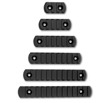 SHADE MOUNT Zestaw szyn Picatinny 3/5/7/9/11/13 slot – metal, 6 szt. (M-LOK 20 mm)