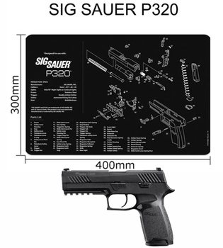 Mata do czyszczenia broni SIG SAUER P320 – polimerowa, antypoślizgowa