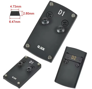 Płytka montażowa kolimatora DOCTER, adapter do GLOCK