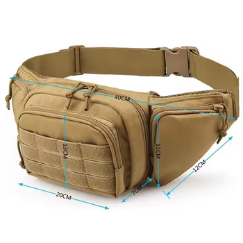 SHADE GEAR Nerka taktyczna z kaburą pistolet COYOTE – EDC i skryte noszenie