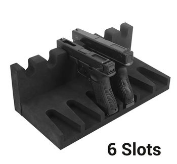 Stojak na 6 pistoletów szafa pancerna