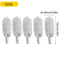 Szczoteczka do czyszczenia lufy 12GA BAWEŁNA 5szt