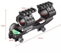 Montaż jednoczęściowy lunety podwójny 25,4/30mm poziomica ver.2